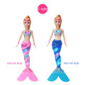 36cm Glowing Mermaid Princess Doll Toy With Music Girls Play House Toy For Birthday Gifts. 