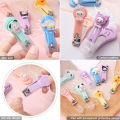 Cute Cartoon Nail Clippers Kids Nail Clippers Portable Stainless Steel Nail Scissors For Kids Women Men Student Non-slip Nail Clippers With Protective Cover. 