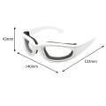 Unisex Tear Proof Cut Onion Goggles, Saftey Glasses for Kitchen, Cooking, BBQ, Cleaning, Cycling; Chopping Eye Protect Tool; Anti-tear, Anti-fog - White. 
