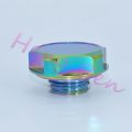【Alizeker Mall】Hight Engine  Anodizing Aluminum Oil Tank Cap Cover Billet Oil Cap. 