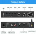 USB 192KHz DAC Digital to Analog Converter with Headphone Amplifier Built-in Bluetooth 5.0 Receiver Music Player. 