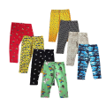 8 Pis kids Cotton Printed Leggings Set- Combo Pack Boys & Girls. 
