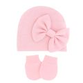 Baby Girl Hat Gloves Set Cotton Newborn Beanie for Girls Accessories Baby Cap Toddler Infant Bonnet Hats New Born Gift. 