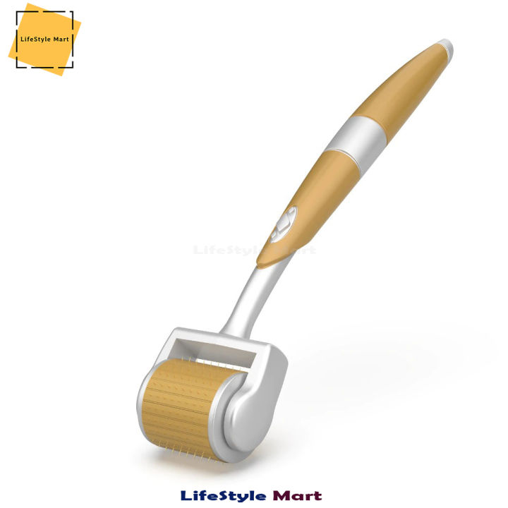 ZGTS%20Premium%20Titanium%20Microneedle%20Roller%20for%20Skin%20Rejuvenation,%20192%20Real%20Titanium%20Needles,%20Multi-Size%20Dermaroller%20for%20Face%20&%20Body%20-%20Single%20Pack%20-%20Image%204