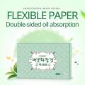 100 Pcs Portable Oil Blotting Sheets Disposable Facial Oil-Absorbing Paper Tissue Makeup Tool for Men and Women  for Oily Skin, Natural Blotting Paper Oil Blotting Sheets to Remove Excess and Shine, Make Up Friendly Oil Remover. 