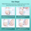 Bunion Corrector Unisex Foot Hallux Valgus Braces Rotatable with Knob Toe Separator Straightener Adjustable for Pedicure. 