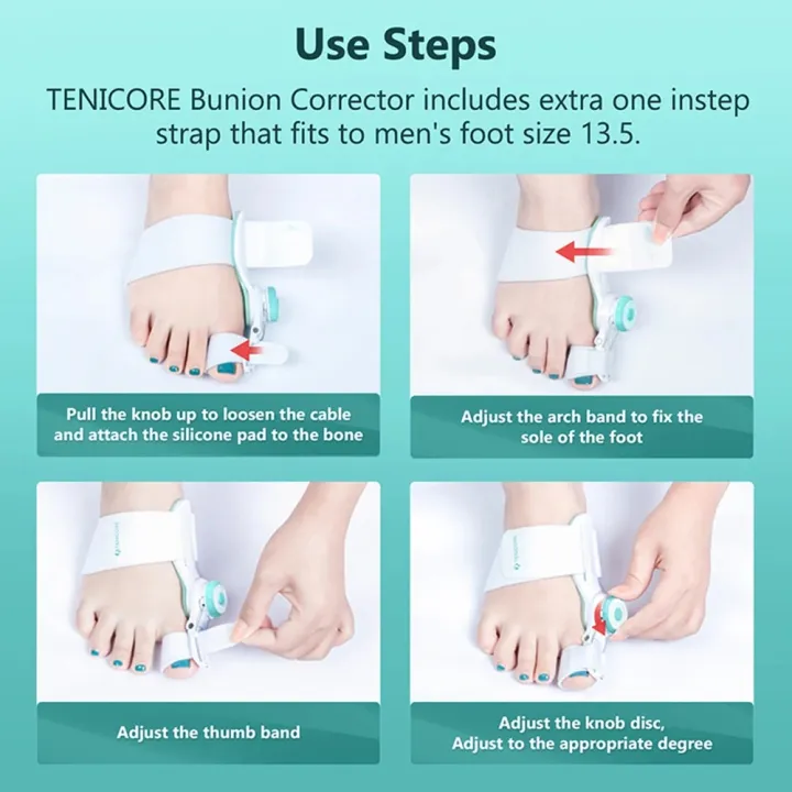 Bunion%20Corrector%20Unisex%20Foot%20Hallux%20Valgus%20Braces%20Rotatable%20with%20Knob%20Toe%20Separator%20Straightener%20Adjustable%20for%20Pedicure%20-%20Image%203