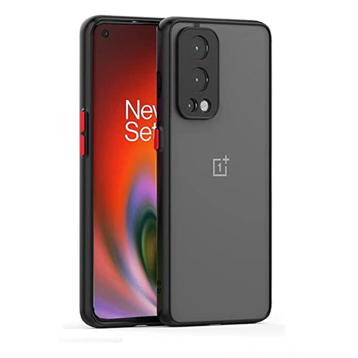 Custodia RankOne Per OnePlus Nord 2 5G - Cover Rigida In TPU Con Design CD, Colore Azzurro