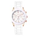 Luxury Women Casual Watches Round Dial White Watch Band Wrist Watch for Female Fashion Clock Wristwatch. 