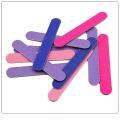 10/25 PC wood nail care tools color mini wooden nail file. 