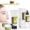 Snail mucin 96% Korean Skin Care Facial Essence Fading Fine Lines Repair Essence Firming Facial Snail Brightening Anti-Aging Set. 