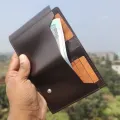 Premium Leather made Biker Wallet, Bike Document Holder, 100% Genuine Leather, Credit Card Holder. 