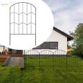 Garden Fence Panel Metal Border Edging Tall Decor Section Panels Flower Bed Fencing Patio Fences for Pets Stairs Outdoor Restaurant Dogs. 