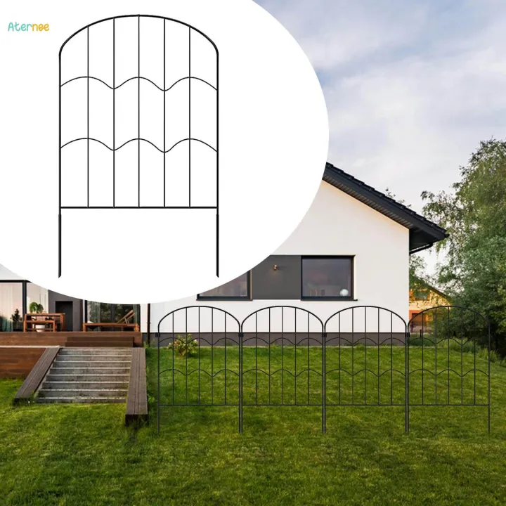 Garden%20Fence%20Panel%20Metal%20Border%20Edging%20Tall%20Decor%20Section%20Panels%20Flower%20Bed%20Fencing%20Patio%20Fences%20for%20Pets%20Stairs%20Outdoor%20Restaurant%20Dogs%20-%20Image%207