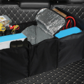 NAMUNY Car Trunk Storage Multifunction Collapsible Folding Mesh Insulation Storage Box Storage Stowing Tidying Box Red.