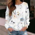 Autumn Winter pullover fashion clothes New design printed hoodie casual tee women's sweatshirts vintage elegant top.