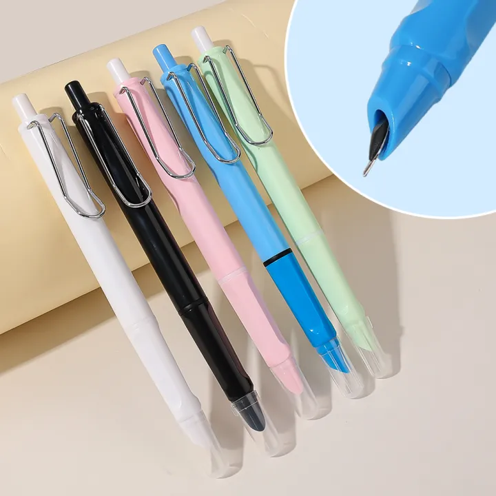 1PC%20Press%20Type%20Fountain%20Pen%20Calligraphy%20Multi-function%20Pen%200.38MM%20Business%20Stationery%20Office%20School%20Supplies%20-%20Image%202