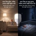 Sound Sensor LED Light Bulb | Auto On/Off | 12W Energy Saving Smart Light for Home, Stair & Corridor  Al-Raj Lighting. 
