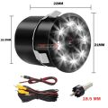 Option 3-Blue Sensors-Koorinwoo Parktronic Smart System for Car Parking Sensors 8/6/4 Back + Front Camera Sounds Buzzer Show Obstacle on Android Radio.