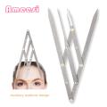 Reusable Eyebrow Ruler Golden Ratio Eyebrow Ruler Precise Tattoo Eyebrow Scale for Perfect 3 Point Positioning Stainless Vernier Caliper Measuring Tool Smooth Surface Eyebrow Ruler. 