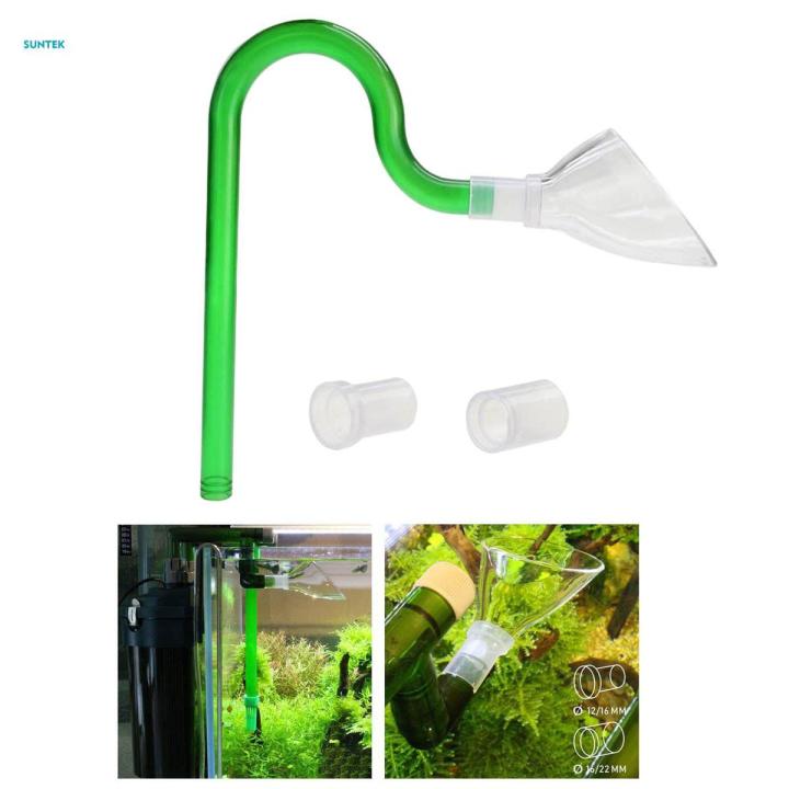 aquarium Lily Pipe Outflow Supplies Adjustable Filter Connector
