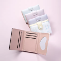 New Design Short Cartoon Purse for Girls - Cute Multi-Card Coin Wallet for Women - Zipper Purses Wallet with ID Window Card Holders.