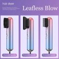 Portable 3 in 1 Ion Hair Dryer Brush Household Hot and Cold Hair Straightener Hot Air Comb Dryer.