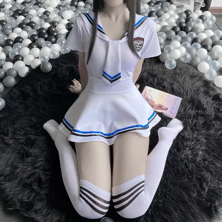 Anime%20Student%20Uniform%20Women%20Sailor%20Cosplay%20Costumes%20College%20Blue%20White%20Soft%20Suit%20with%20Lovely%20Panties%20Role%20Play%20Energetic%20-%20Image%203