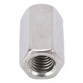 Long Rod Coupling Hex Nut, M12 Corrosion Resistant Metric Hex Coupling Nut for Threaded Rod.