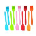 Silicone Spatula and Pastry Brush Set Special for Cake Mixer, Cooking, Baking, Glazing - Set of 1 (Multicolor).
