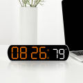 GC Digital Alarm Clock For Bedrooms, 6.5 Inch LED Display Desk Alarm With 3 Levels Brightness Adjustable, Table Clock With Temperature C°/F° Display For Living Room. 
