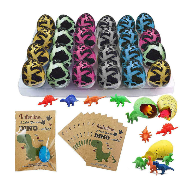 Qiunery%2024Pcs%20Easter%20Dinosaur%20Eggs%20Set%20With%2024%20Dinosaur%20Eggs%20And%20Cards%20Assorted%20Color%20Easter%20Game%20Easter%20Gifts,%20Dinos%20Egg%20Grow%20In%20Water%20Decor%20For%20Kids,%20Toddler%20-%20Image%208