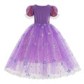 Princess Marriage Children's Birthday Gift Dress Tangled Baby Cosplay Party Rapunzel Dress Princess Costume Women's Halloween Costume. 