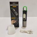 Rechargeable Torch Light Digital Thunder XST-836 USB Rechargeable FlashLight Torchlight.