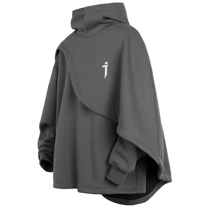 ARENS%20Fashion%20Cloak%20Hoodies%20Men%20Techwear%20Streetwear%20Hoodie%20Pullovers%20Black%20Gray%20Darkwear%20Oversized%20High%20Collar%20Sweatshirt%20Unisex%20Superman%20-%20Image%202