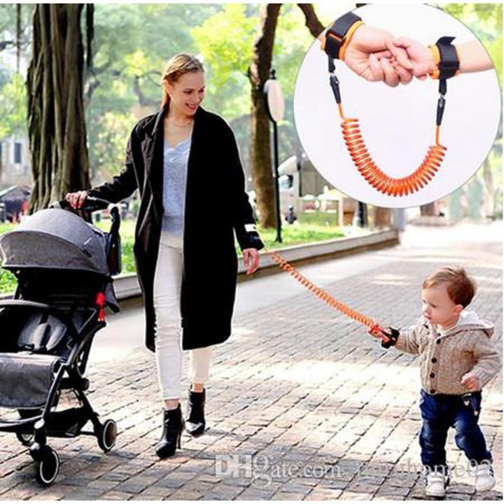 Children AntiLost Wrist Link Children Leash Baby Bracelet Safety Harness Baby Strap Outdoor Children's Bracelets Band Wristband Belt - 1Ps (Color as per stock)