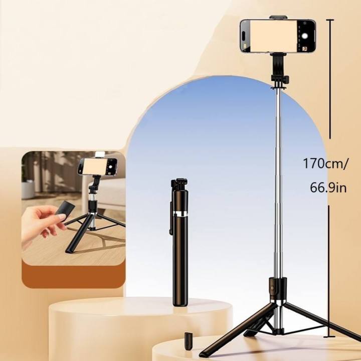 Plokama%20K9%20Selfie%20Stick%20Tripod%20LED%20Selfie%20Stick%20Tripod%205%20Feet%207%20Inch%20-%20Image%208