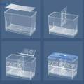 Fish Breeding Box Clear Fish Box for Fish Supplies. 