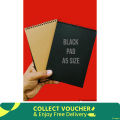 Black Paper Note Book A5 size 1 PES.