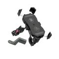 Waterproof Universal 12V Motorcycle Mobile Phone Mount Motorbike Holder Stand with QC3.0 Quick Charge 3.0 USB Charger. 