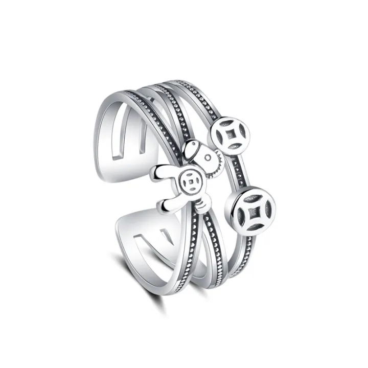 Personalized%20retro%20get%20rich%20immediately%20ring%20925%20Thai%20silver%20ring%20hip-hop%20internet%20celebrity%20women's%20trendy%20silver%20ring%20fashion%20accessories%20-%20Image%204