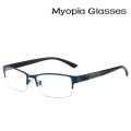 -1 -1.5 -2 -2.5 -3 -3.5 -4 -4.5 Myopia Glasses Men Retro Metal Frame Square Students Myopia Glasses Frame For Women 2020.
