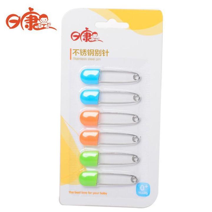 Safety Pins for Babies Imported Stainless Steel Cloth Bib Pin Diaper Safety Pin Multipurpose