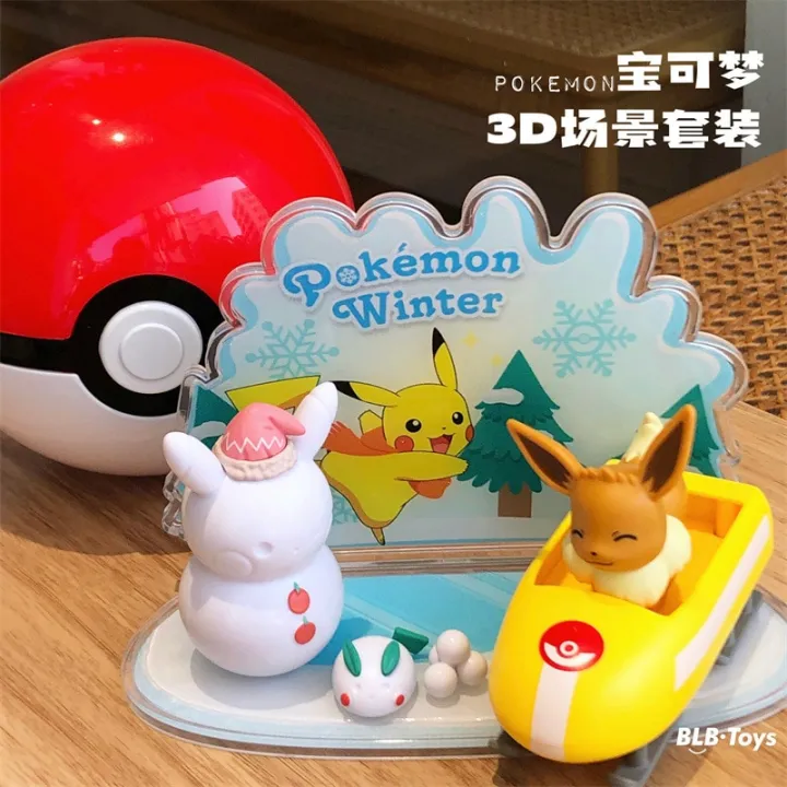 Pokemon%20Figures%20Pocket%20Monster%20Pet%20Elf%20Ball%20Scene%20Set%20Toy%20Pikachu%20Anime%20Figure%20Model%20Kids%20Gift%20-%20Image%207