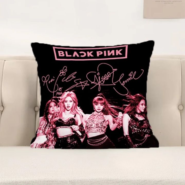 Kpop-Blackpink Pillow Hugs Pillowcase Decorative Pillowcases Cushions Cushion Cover Pillows Sofa Covers Luxury Cases Home Garden