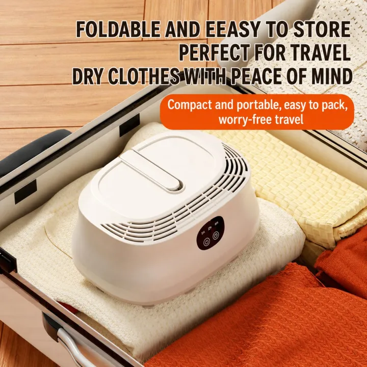 Portable Clothes Dryer for Home & Travel, Mini Compact Electric Cloth Dryer Machine with Hot Air Drying, Quiet Fast-Drying Clothes Drying Machine _styllingshop