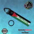 Key ring For Bike user ----Free Palestine - Flag---- Premium Quality & Plastic lock (Attachable to keys for bike, car, bag, home, and office keys). 