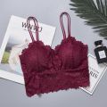 Flower Lace Bra Top Wire Free Push Up Bra Body Shaping Women Underwear Lingerie Full Cup Seamless Bras.