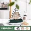 Mosquito Coil Stand Triangle Anti-scald Mosquito Coil Stand Wax Melt Burner Home Decoration Aromatherapy Burner. 