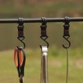 5/10pcs/set Outdoor Camping Moveable Storage Hook Detachable Hanging Hook S-Shaped Hook Pot Pan Hanger Rack Tool Nylon Hook.